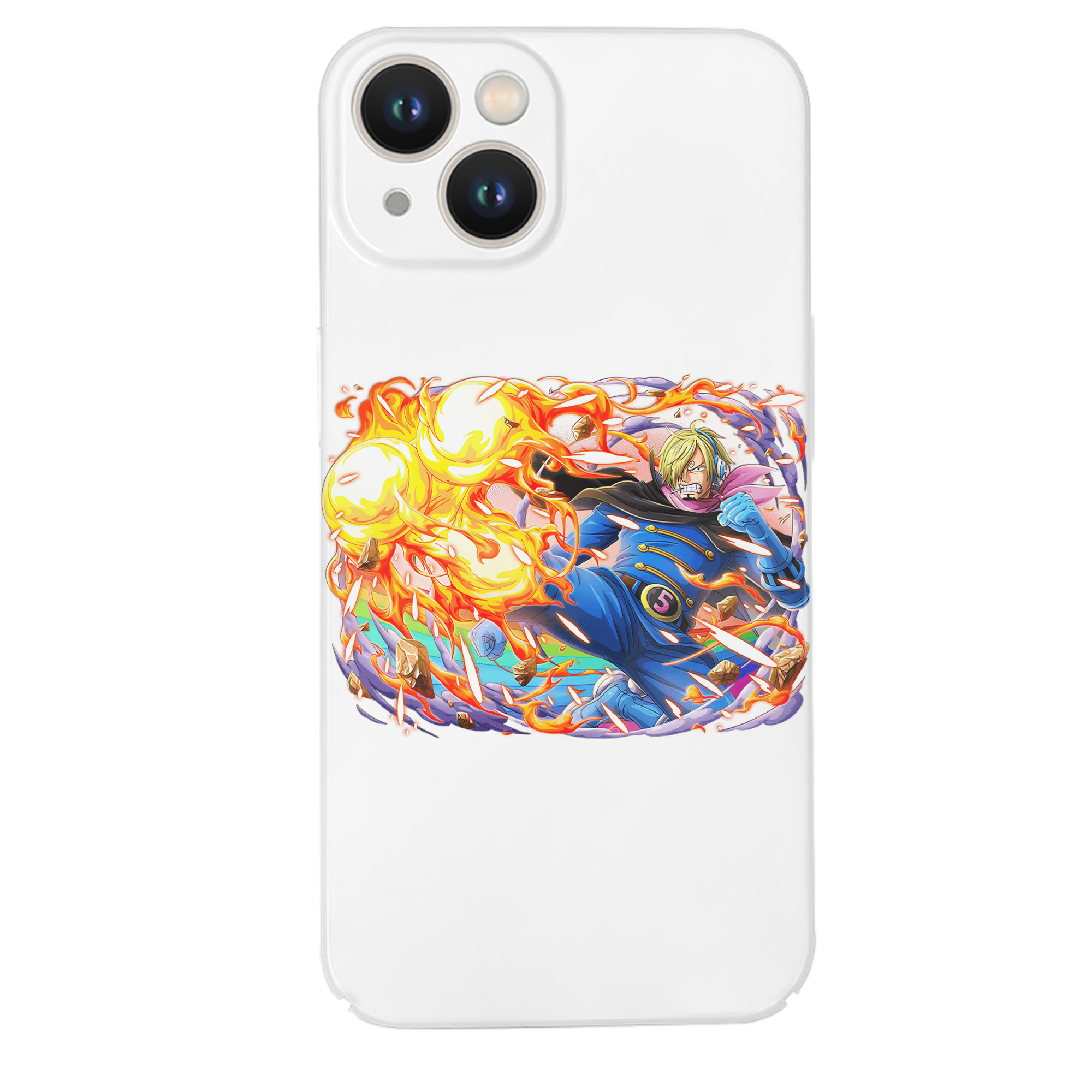（画像用） ワンピース サンジ ONE PIECE Sanji 【iPhone 14シリーズ対応】ハードケース